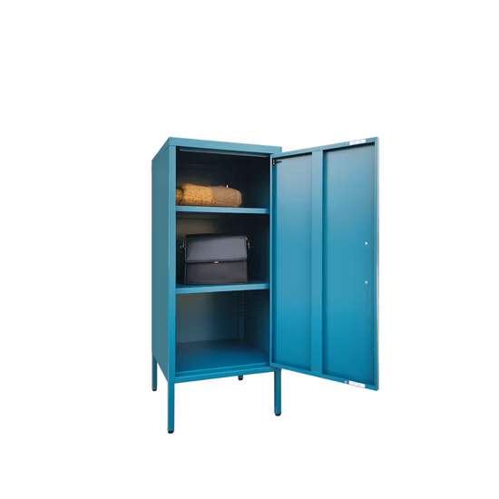 2-türiger Metallschrank für den privaten Gebrauch, Schlafzimmer, Eckschrank, Wohnzimmer, Stauraum