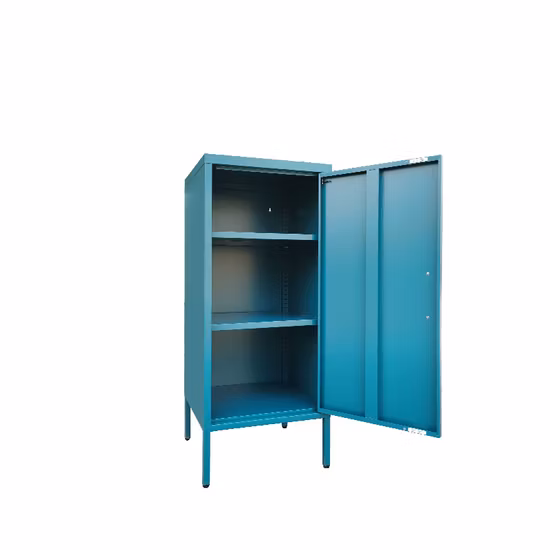 2 Doors Domestic Bedroom Corner Cabinet Living Room Storage Metal Closet