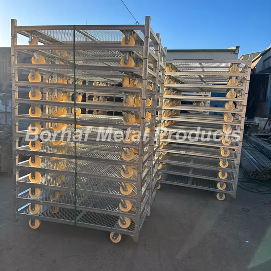 China′s Leading Supplier of Danish Trolleys with Plywood Shelf, Ideal for Garden Centers