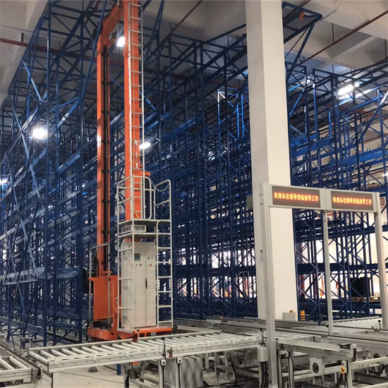 Professional Manufacturer Automatic System Smart Racking Shelving Warehouse Storage Asrs