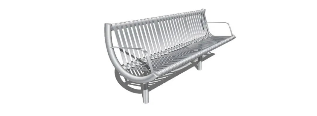 Modern Street Furniture Metal Leisure Garden Benches for Sale