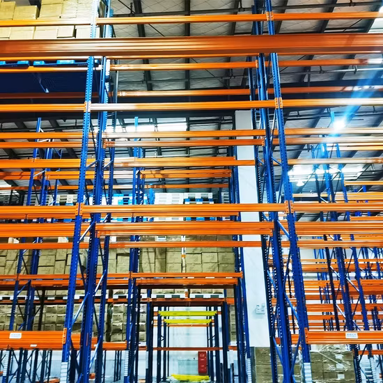 Selektives Hochleistungspalettenregal aus Stahl für Lagerlösungen in Industrielagern