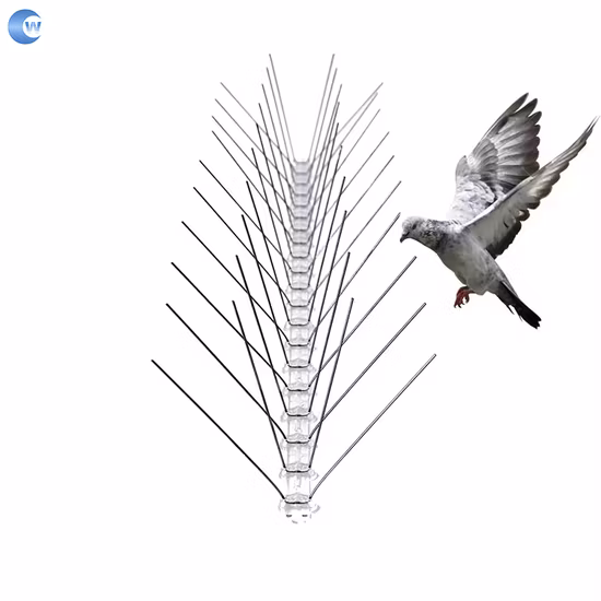 5 m lange Taubenbekämpfungsspikes aus Kunststoff, Anti-Vogel-Spikes