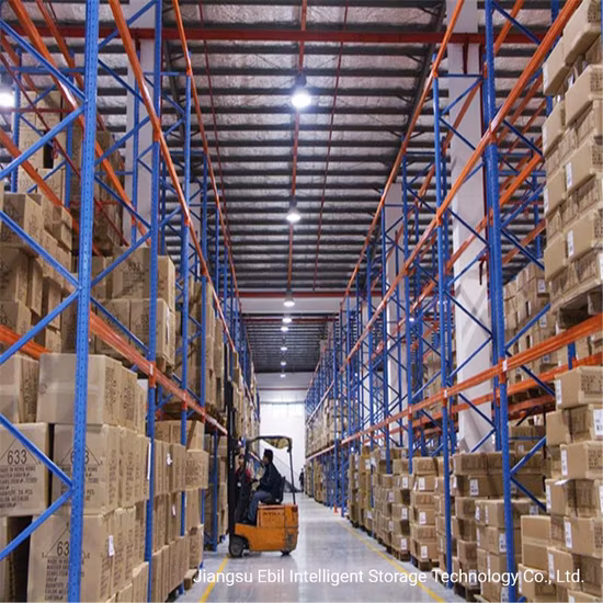 Logistikausrüstung Hochleistungslagerlager Stahl Q235 Palettenlagerregal Pfosten und Balkenregal